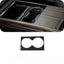 Carbon Fiber Center Console Cover Cup Holder Frame for Tesla Model S/X