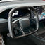 Carbon Fiber Yoke D-Round Steering Wheel for Tesla Model S Plaid (2021-2022)