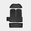 Tesla Model X 7 Seat Trunk Mat(2021-2024)