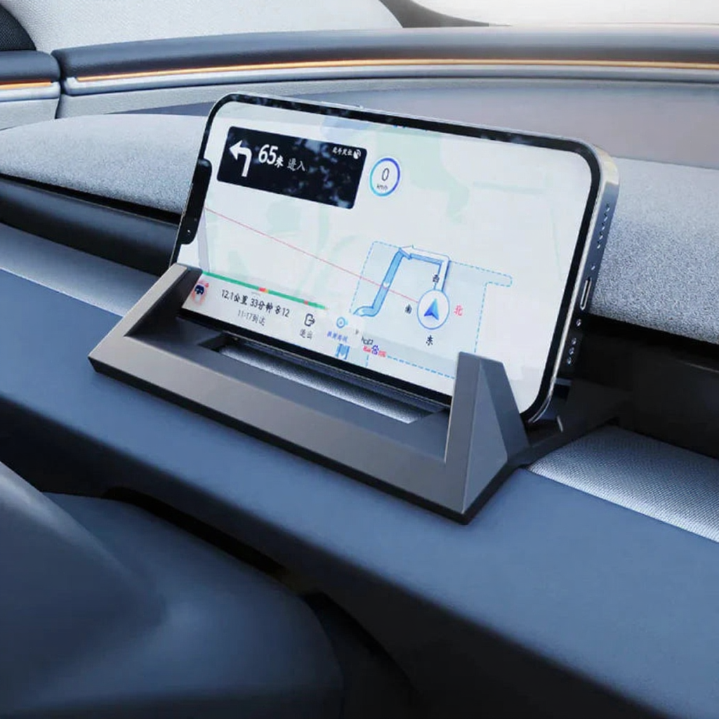 Custom Fit Tesla Phone Holder Dashboard Mount for Model 3 Highland / Model Y Juniper