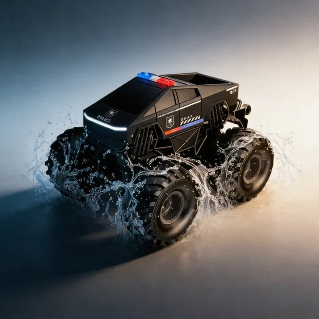 All-Terrain 1:20 Remote Control Truck with Amphibious Performance and 4WD Power