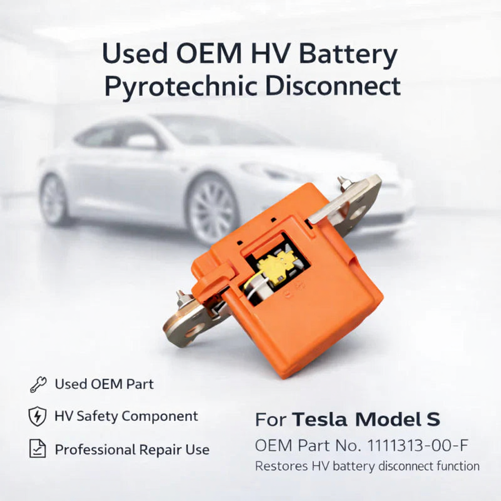 Used OEM HV Battery Pyrotechnic Disconnect for Tesla Model S | 1111313-00-F Secondary image