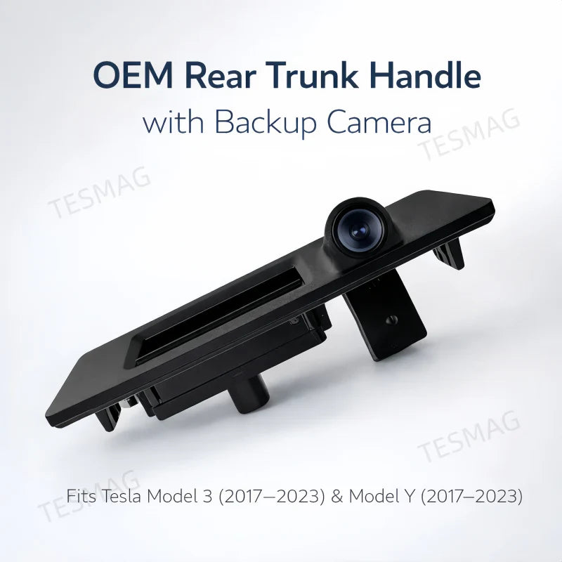 Rear Trunk Handle with Backup Camera for Tesla Model 3/Y (1095949‑00‑E) Secondary image