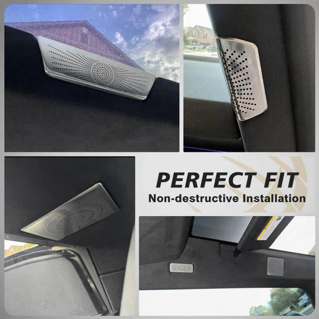 Interior Horn Audio Speaker Cover for Tesla Cybertruck 2024+ Secondary image