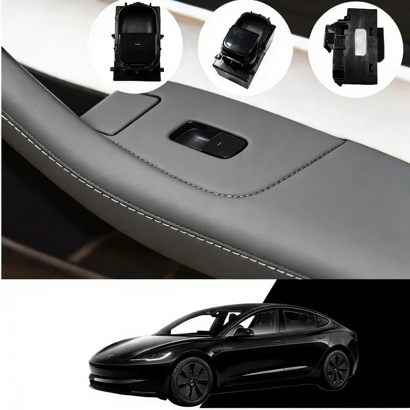 Power Window Switch Passenger Front Right/Rear Left or Right for Tesla Model 3 /Y 2017-2023（1081038-01-E）
