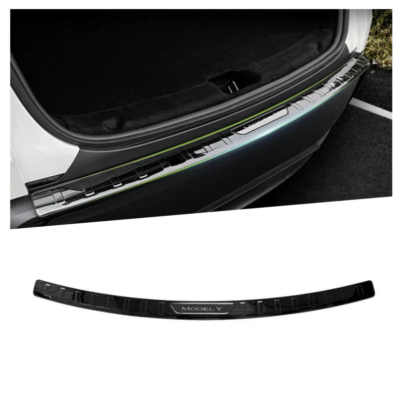 Stainless Steel Tesla Rear Bumper Protector for Model Y Juniper 2025+