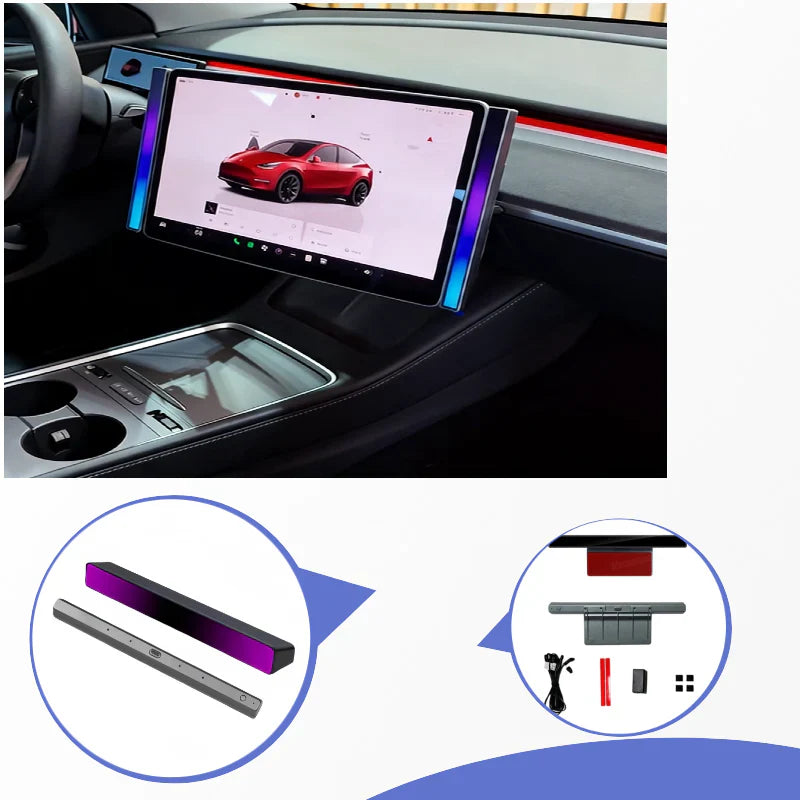 Tesla Model 3 / Y Ambient Lights RGB Music-Sync Interior Lighting Kit