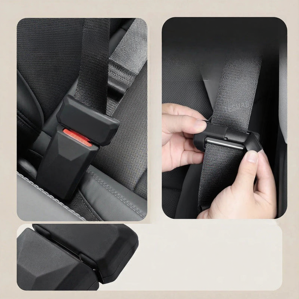 Car SeatBelt Buckle Button Protector Cover for Tesla Model Y Juniper / Model 3 Highland