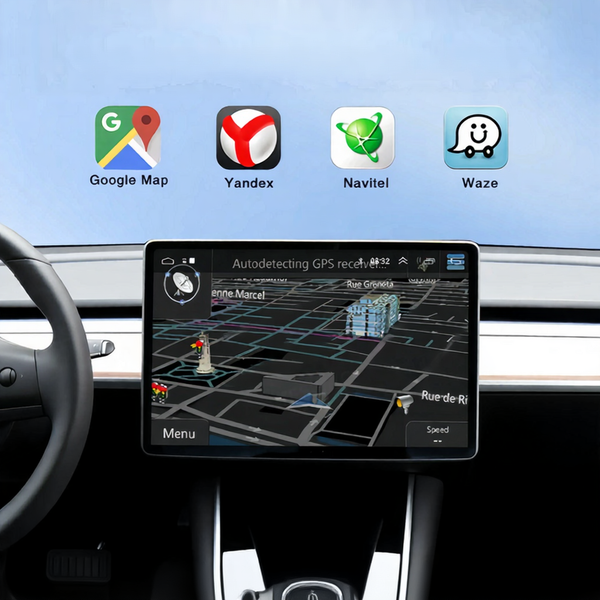 Wireless CarPlay & Android Auto Adapter Box for Tesla Model 3/Y/S/X/Cybertruck