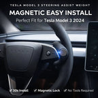 Tesla Model 3 Highland/Model Y Juniper Steering Assist Weight | FSD Autopilot Counterweight Ring