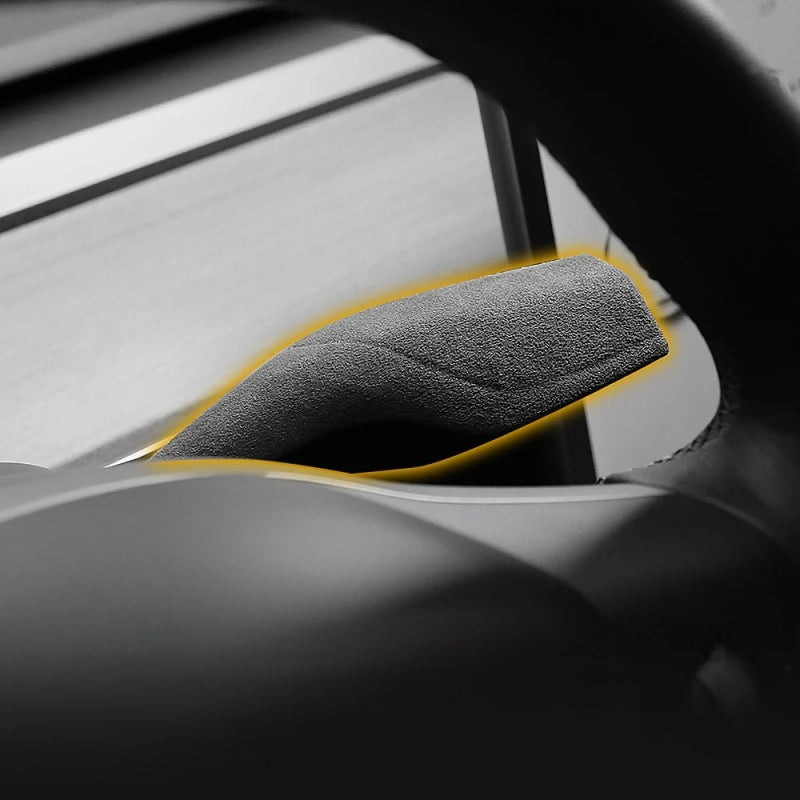 Alcantara Turn Signal Stalk Covers for Tesla Model 3/Y Main image