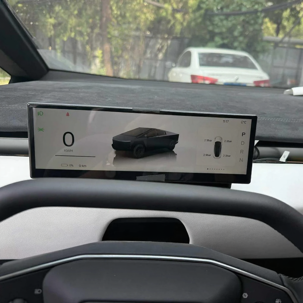 10.88-Inch Dashboard Heads Up Display for Tesla Cybertruck