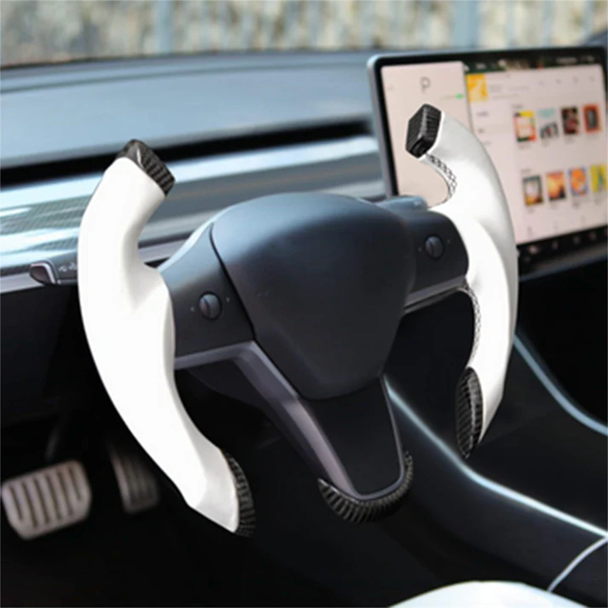 Roadster Steering Wheel for Tesla Model 3 / Y (2017-2024)