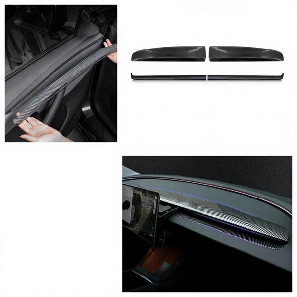 Trim Strips for Dashboard Door & Center Console Tesla Model Y Juniper 2025+