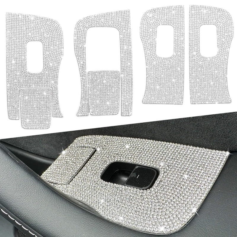 Tesla Model 3/Y Window Switch Button Diamond Patch（2017-2023）