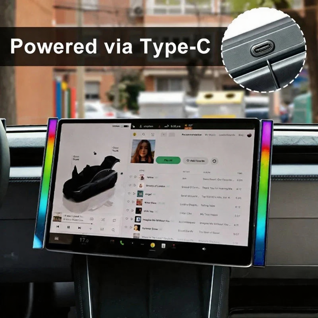 Tesla Model 3 / Y Ambient Lights RGB Music-Sync Interior Lighting Kit