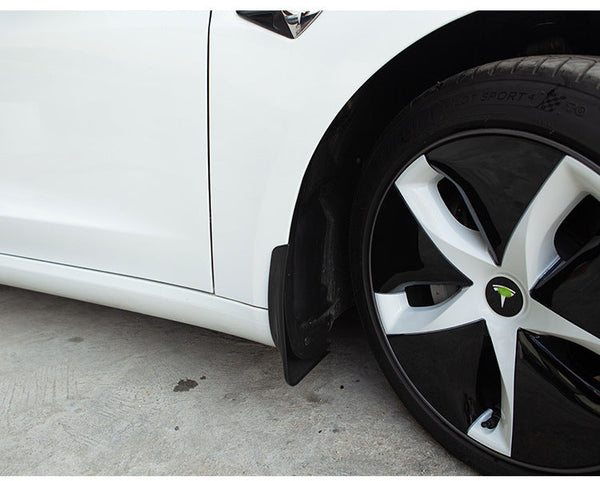 Mud Flaps Matte Black Carbon Fiber ABS Tesla Model 3/Y
