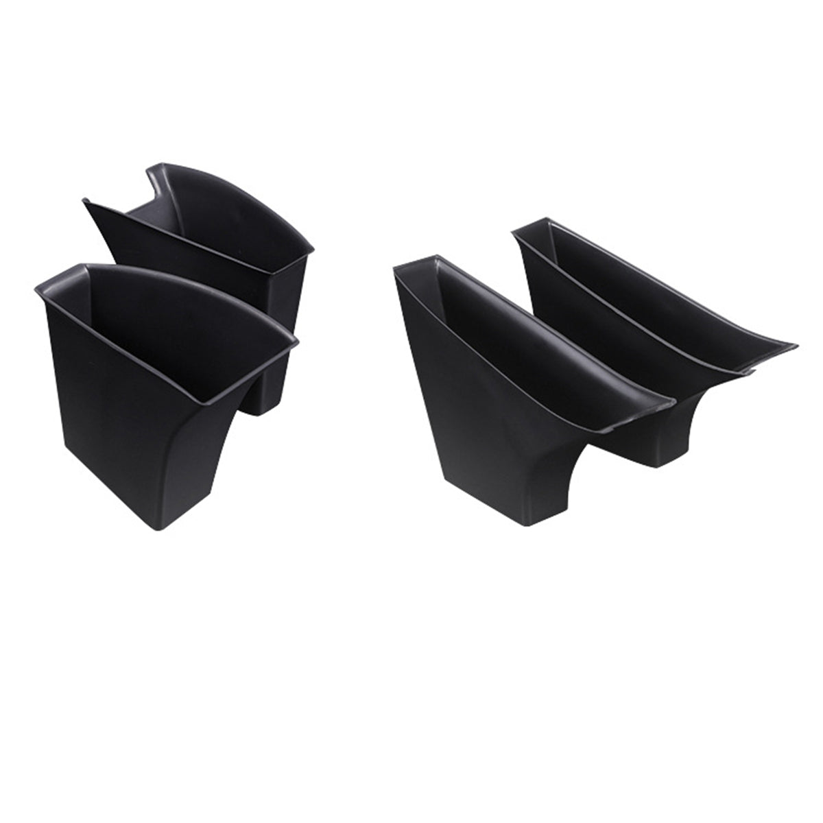 4pcs Door Handle Storage Box for Tesla Model 3/Y（ 2017-2023.10）
