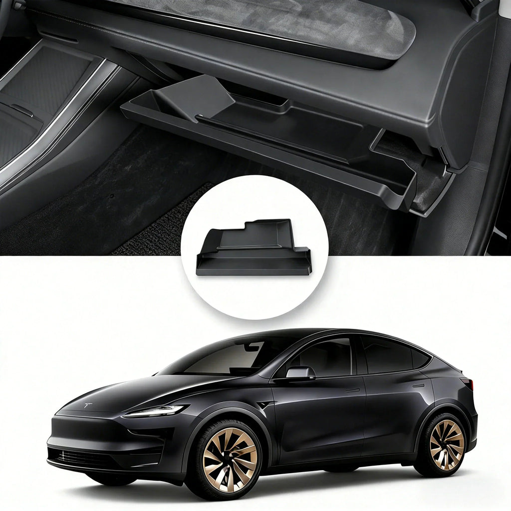 Glove Box Storage Organizer Tray for Model Y Juniper 2025+