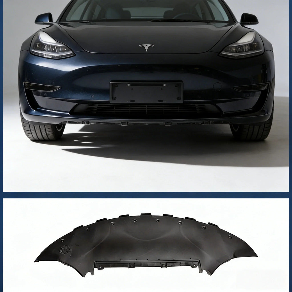 Front Bumper Lower Splash Shield for Tesla Model Y Juniper 1932386-00-C /Model 3 Highland 1694313-00-C