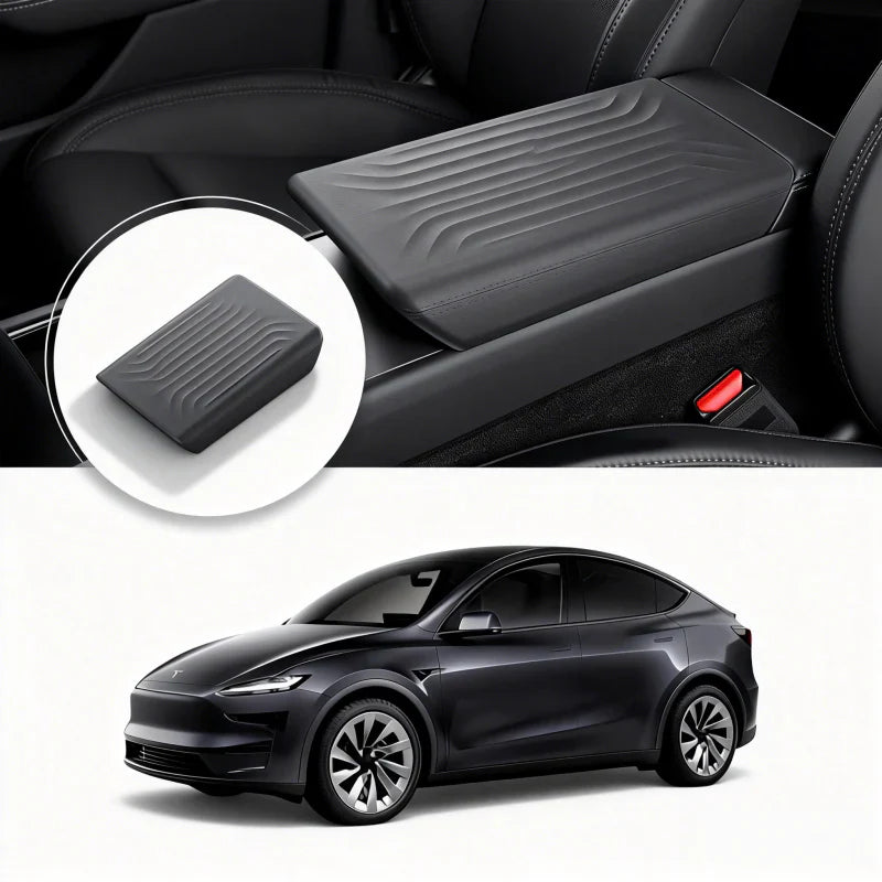 TPE Center Console Armrest Cover Designed for Tesla Model Y Juniper 2025+