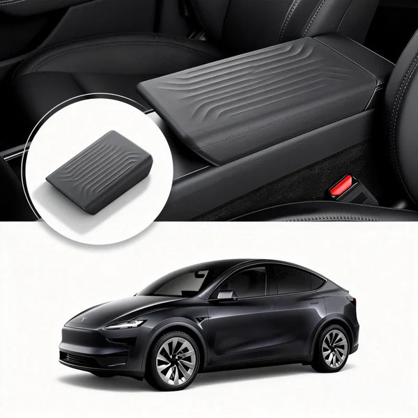 TPE Center Console Armrest Cover Designed for Tesla Model Y Juniper 2025+