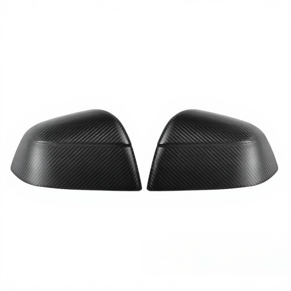 Carbon Fiber Side Mirror Covers for Tesla Model Y Juniper - Protective Cover