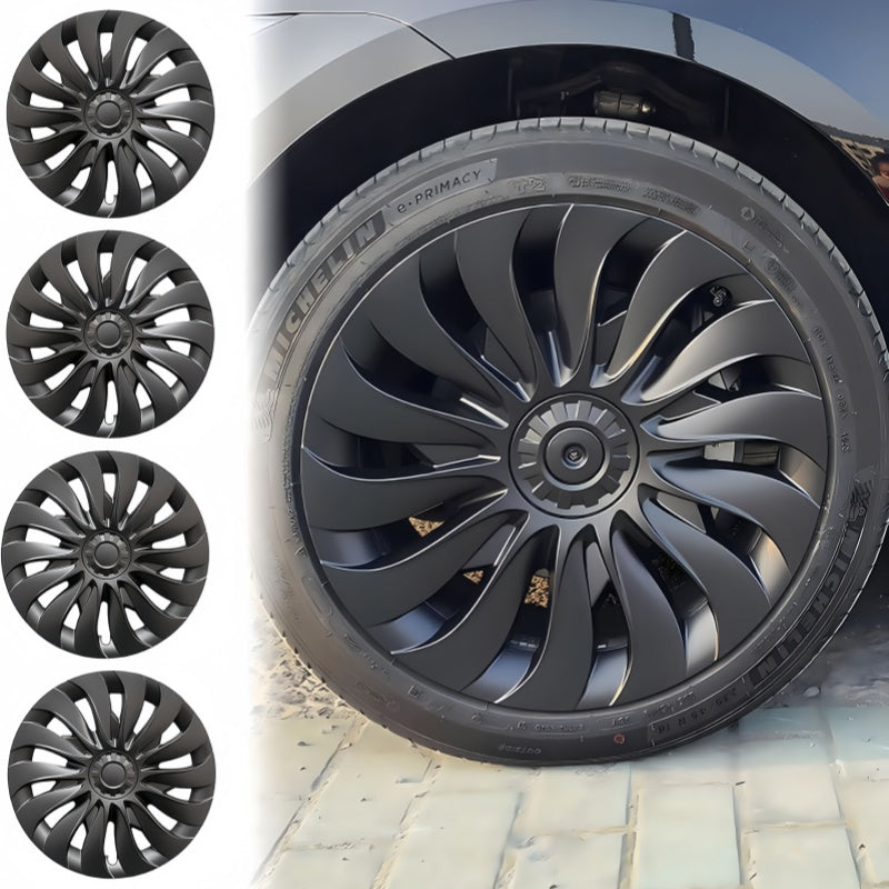18-Inch Full Coverage Wheel Hubcaps for Tesla Model 3 Highland Main image