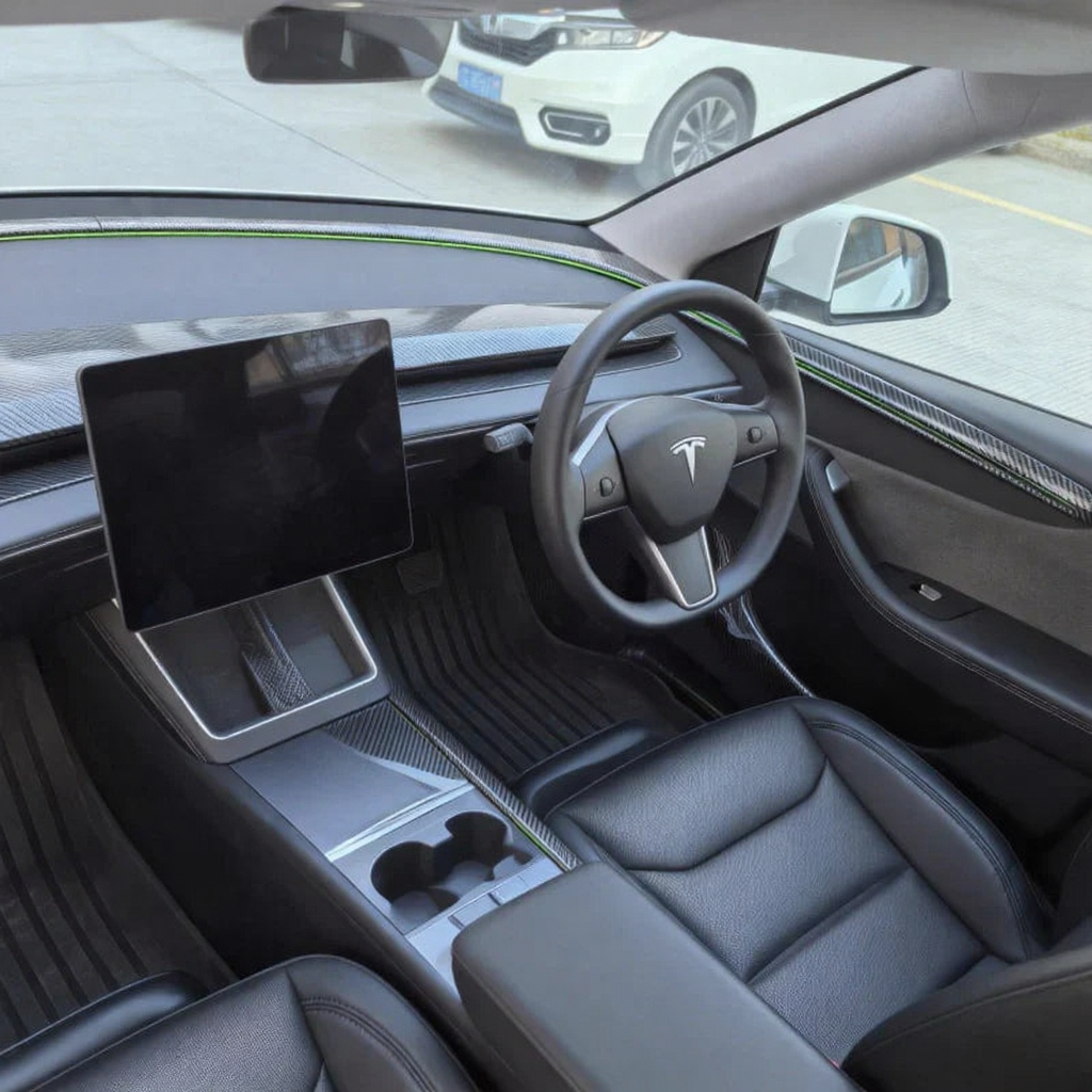 Trim Strips for Dashboard Door & Center Console Tesla Model Y Juniper 2025+