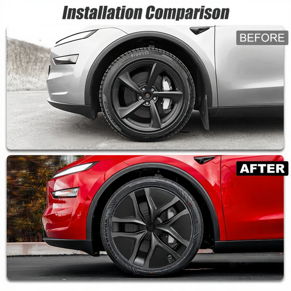 19" Crossflow Wheel Hubcaps for Tesla Model Y Juniper 2025+