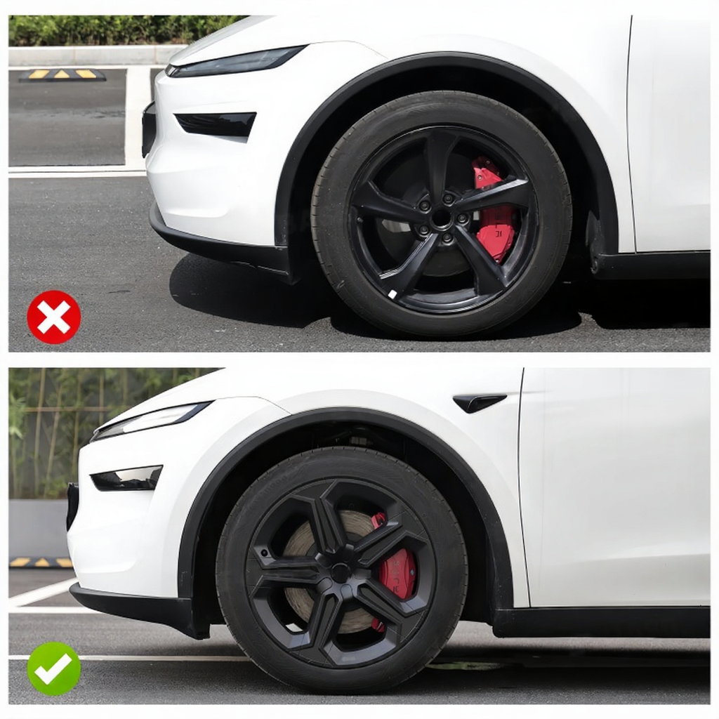 19-Inch Plum Blossom Wheel Rim Protectors for Tesla Model Y Juniper 2025+