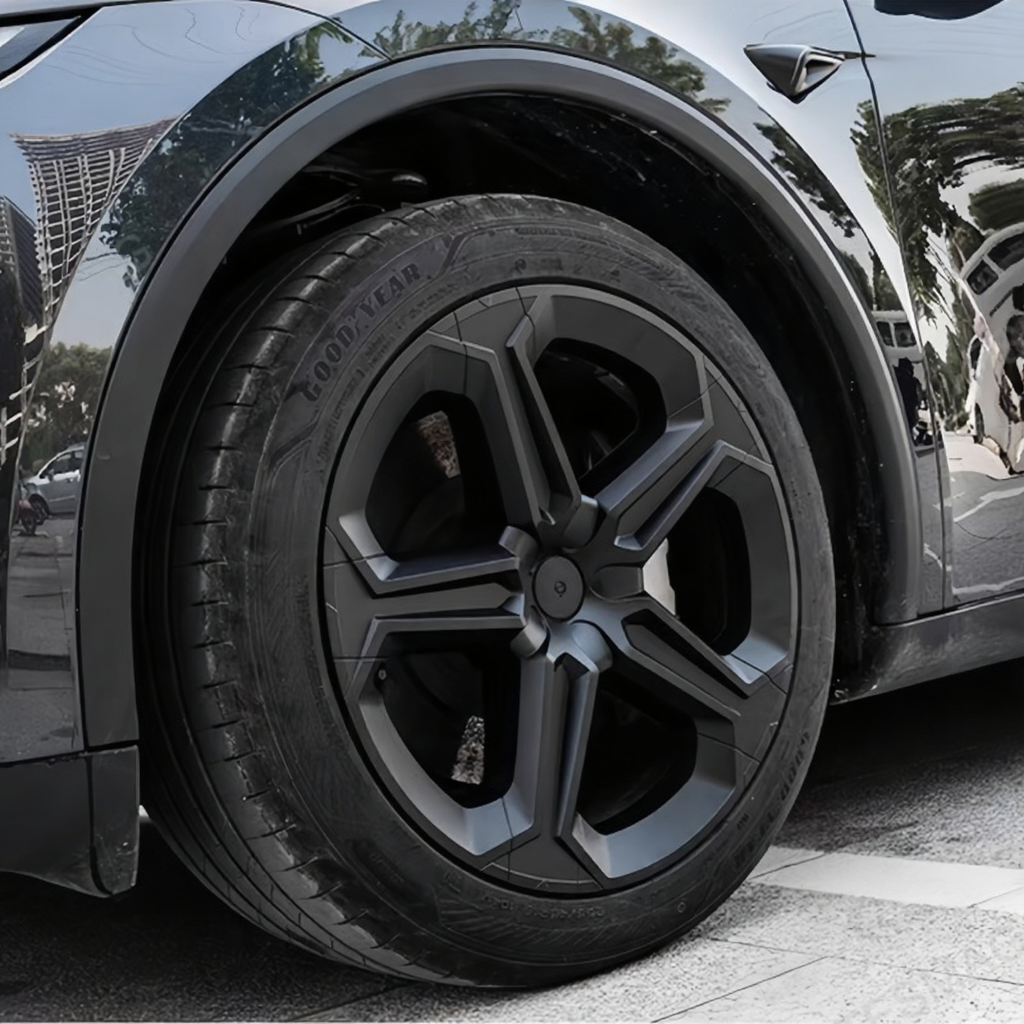 19-Inch Plum Blossom Wheel Rim Protectors for Tesla Model Y Juniper 2025+