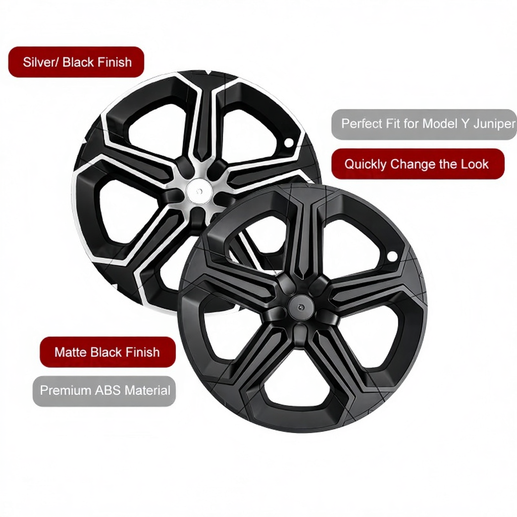 19-Inch Plum Blossom Wheel Rim Protectors for Tesla Model Y Juniper 2025+