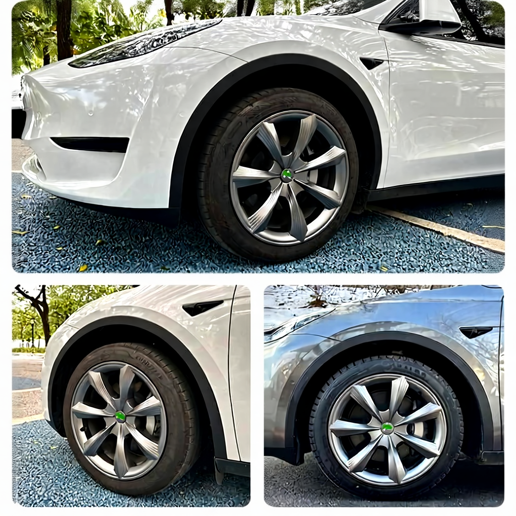 19-inch blade-style hubcaps for Tesla Model Y wheels（2019-2024）