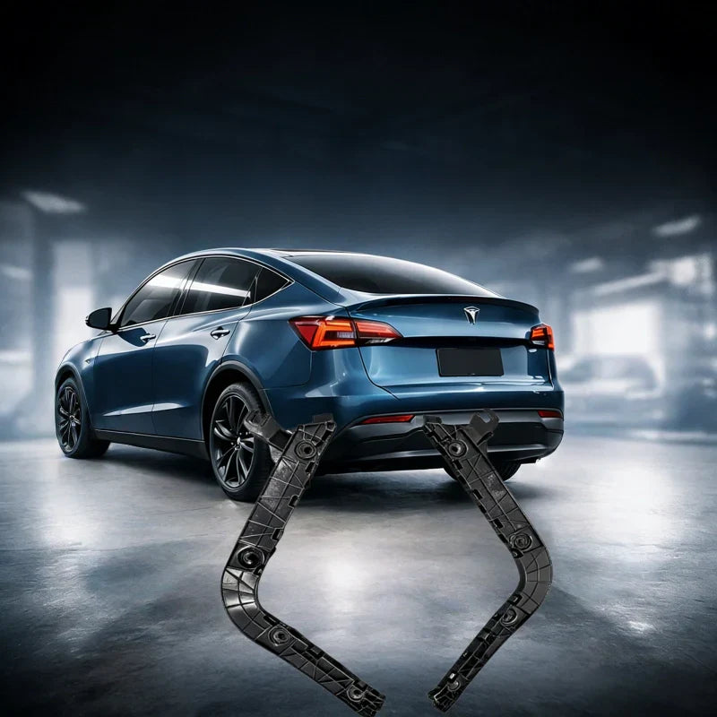 Curved Black Rear Bumper Bracket for Tesla Model Y Juniper 2025+ (1932583-00-A 1932585-00-A) Main image