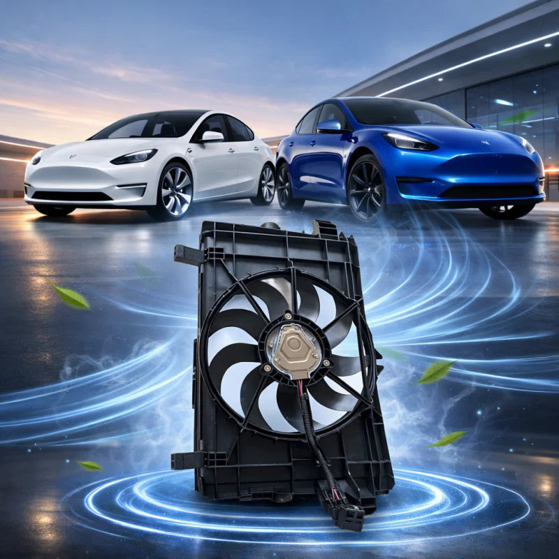 Cooling Fan Assembly for Tesla Model 3 / Y 2017‑2023 (1607808‑00‑B) Main image