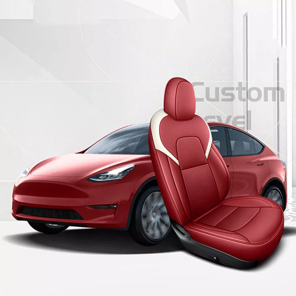 Luxury Comfort Premium Tesla Seat Covers For Tesla Model Y (2017-2024)
