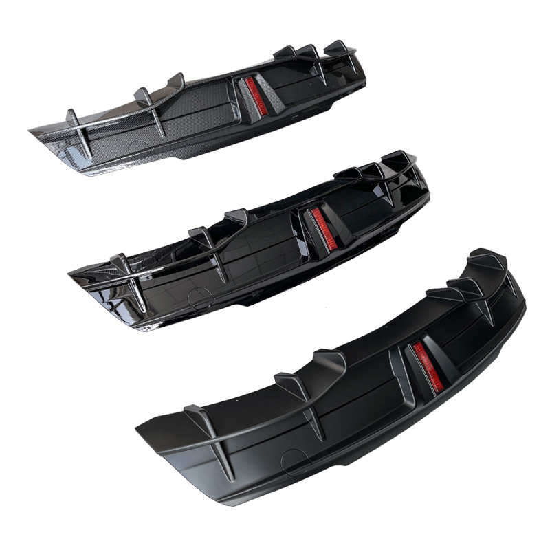 Rear Diffuser for Tesla Model 3/Y with LED Lights （2020-2024）