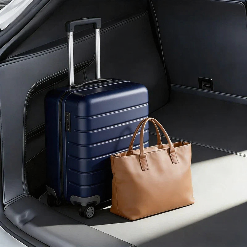 Tesla Model Y Juniper 2025 Rear Trunk Side Shields Made with Premium Napa Leather Secondary image