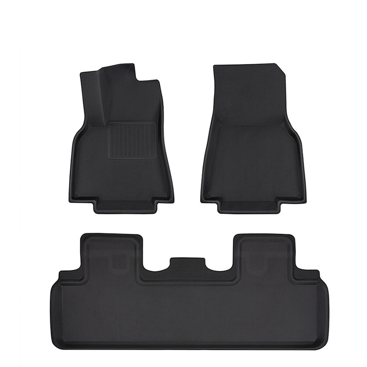6pcs 3D All Weather Tesla Model Y Floor Mats