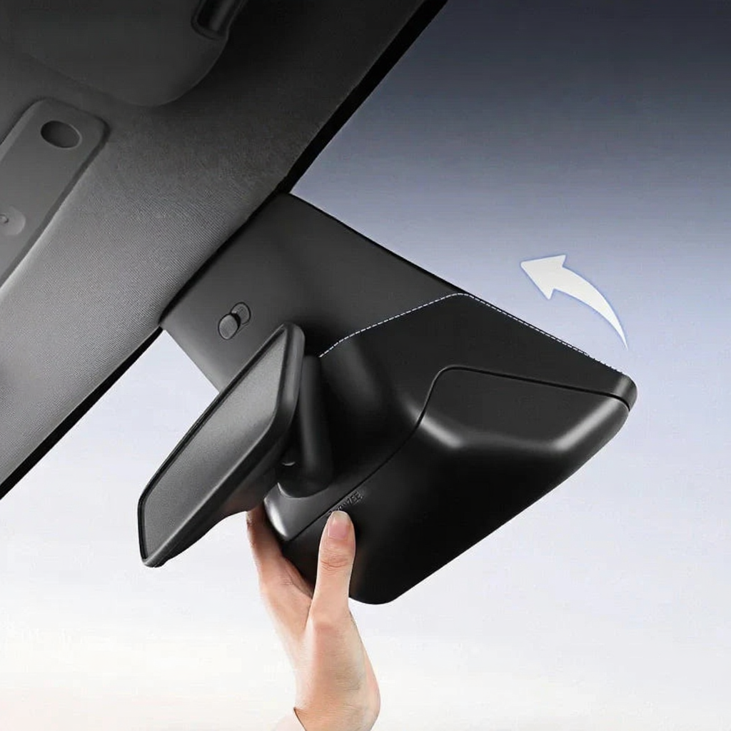 Stealth Sunglasses Holder with Integrated Storage for Tesla Model Y Juniper 2025+ Secondary image