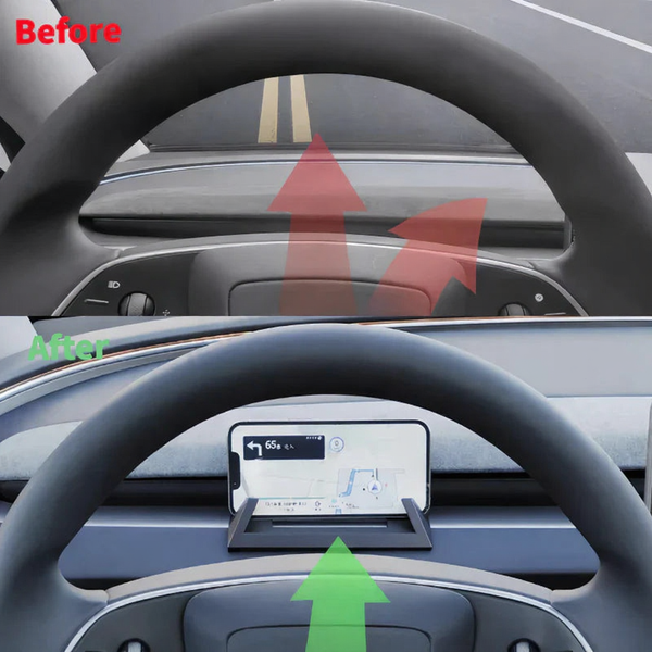Custom Fit Tesla Phone Holder Dashboard Mount for Model 3 Highland / Model Y Juniper