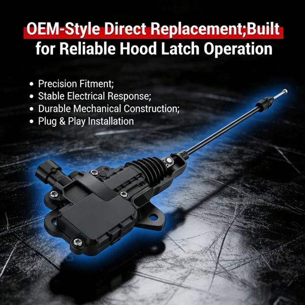 Hood Lock Actuator & Cable Assembly Direct Replacement for Tesla Model 3/Y (1643071-00-A 1500398-00-H)