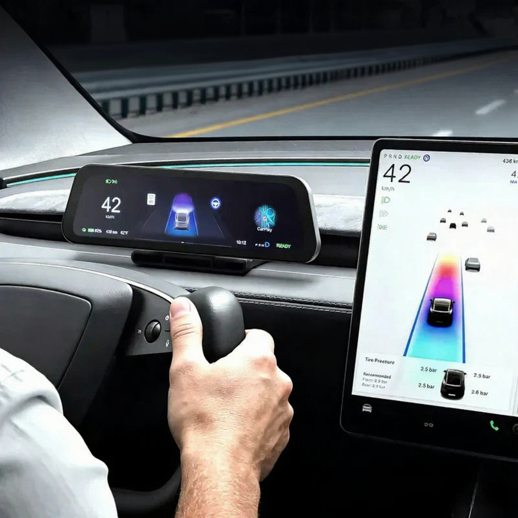 9.6-Inch Driver Display w/ Wireless CarPlay for Tesla Model 3/Y 2021-2026 (LHD Only) Secondary image