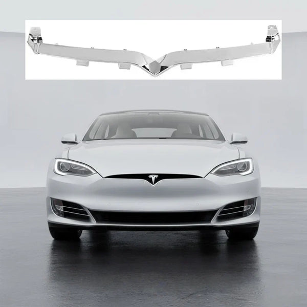 Front Bumper Grille Trim Molding Chrome for Tesla Model S 2016-2020 (1065233)