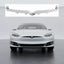Front Bumper Grille Trim Molding Chrome for Tesla Model S 2016-2020 (1065233)