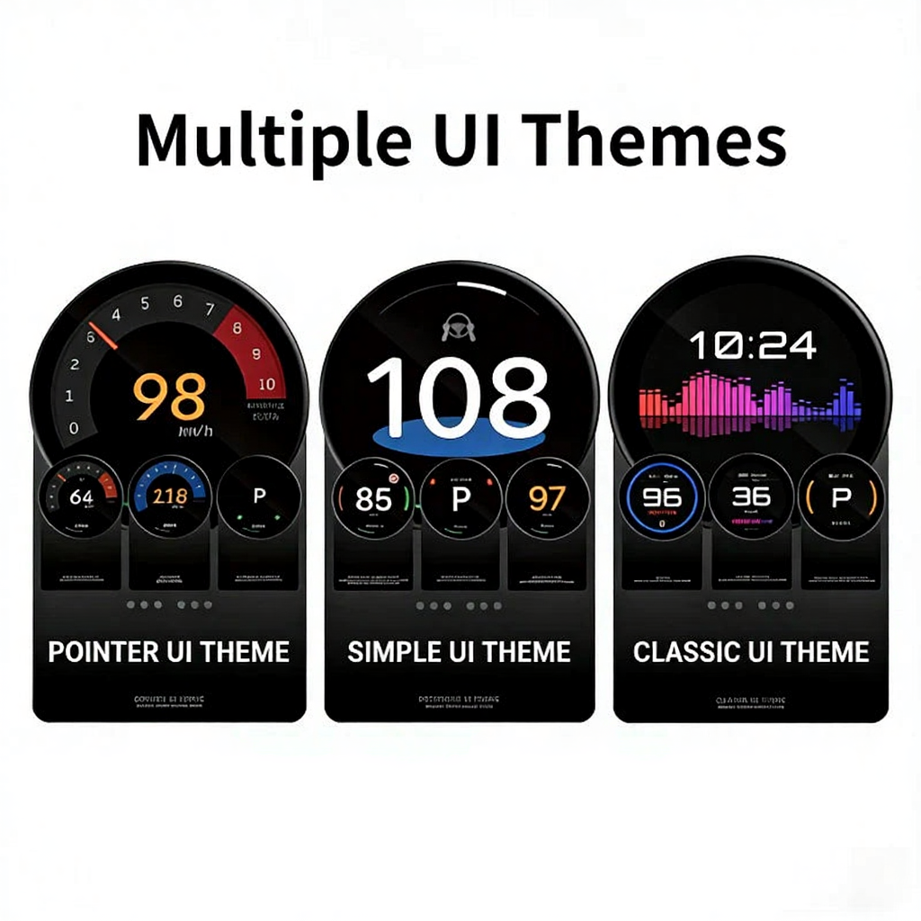 HUD Magnetic Dashboard Display for Tesla Model 3 Highland/Model Y Juniper