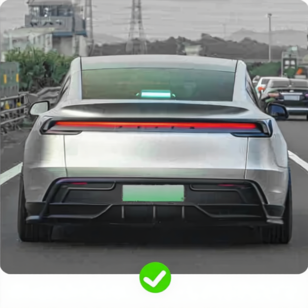 Rear Autopilot AP Blue LED Status Light for Tesla Model Y（2020-2025+）