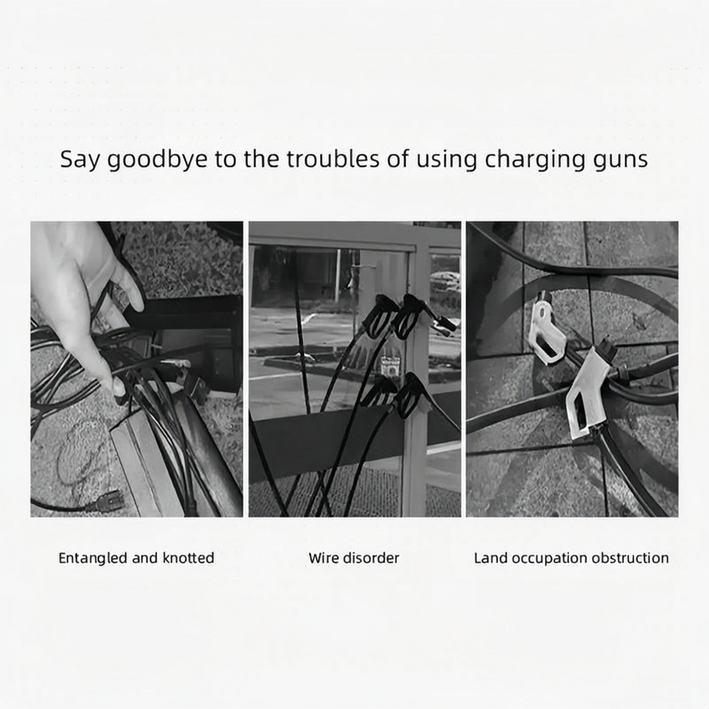 Charging Cable Holder & Wall Mount Organizer for Tesla Model 3/Y/S/X