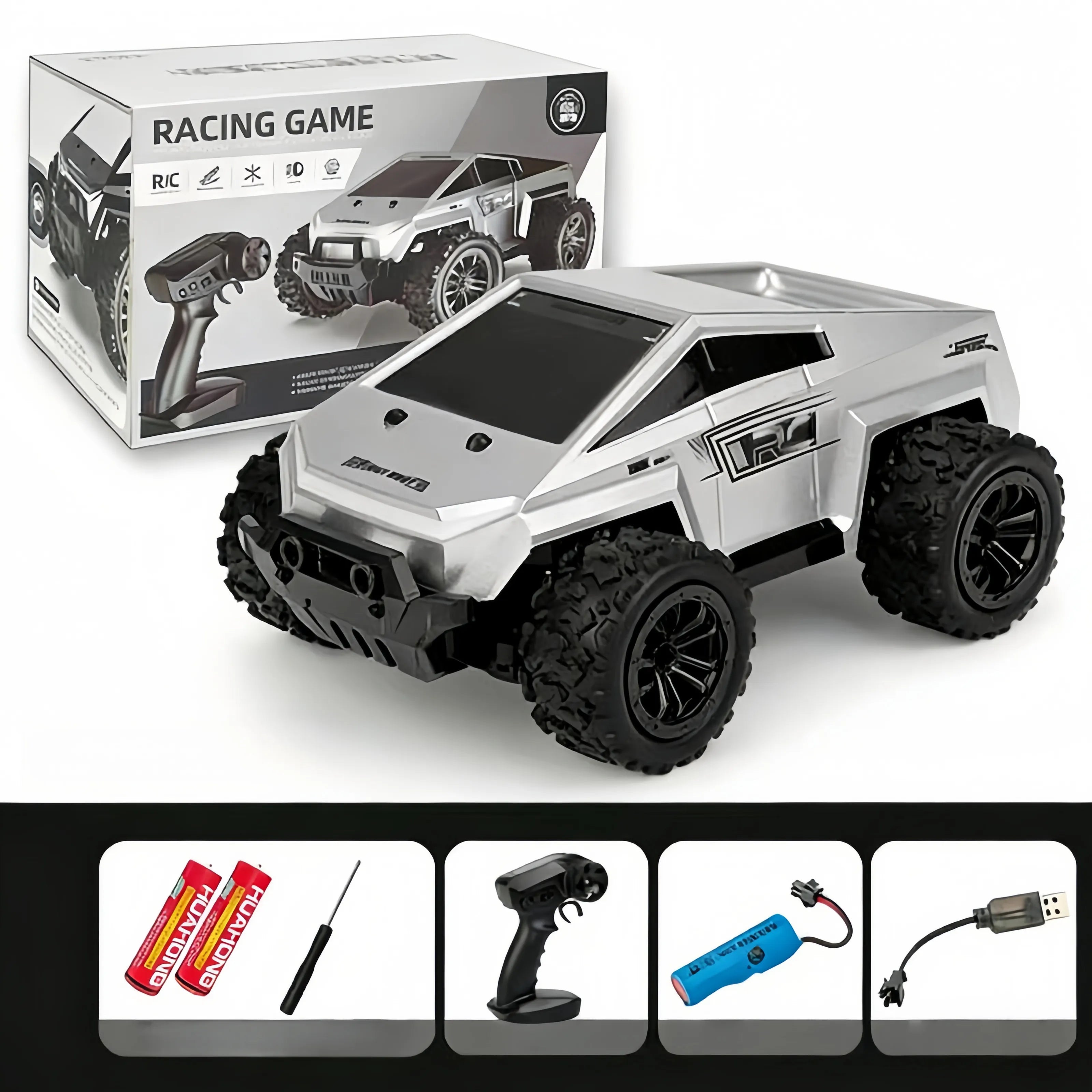 1:20 Scale Electric Tesla Cybertruck Pickup Truck RC Off-Road Car Secondary image